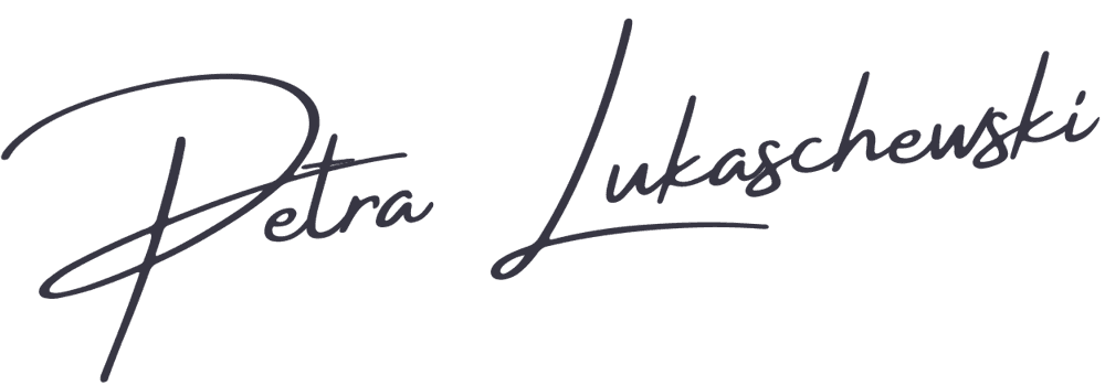 Unterschrift von Petra Lukaschewski